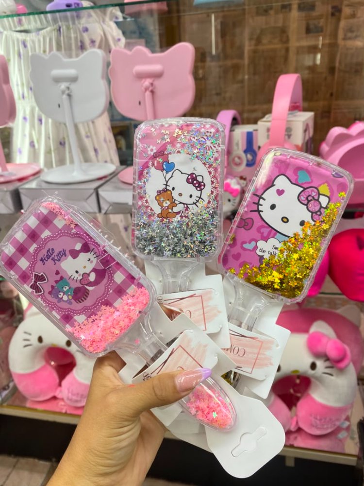 cepillo de cabello hello kitty