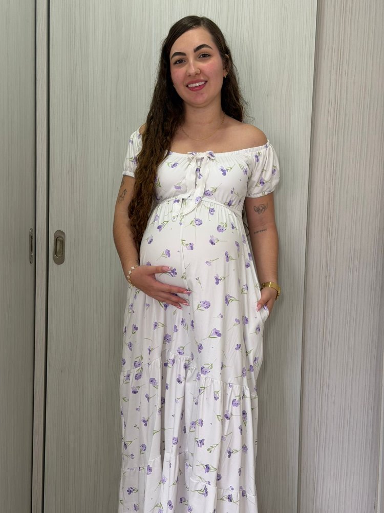 VESTIDO MATERNO LARGO