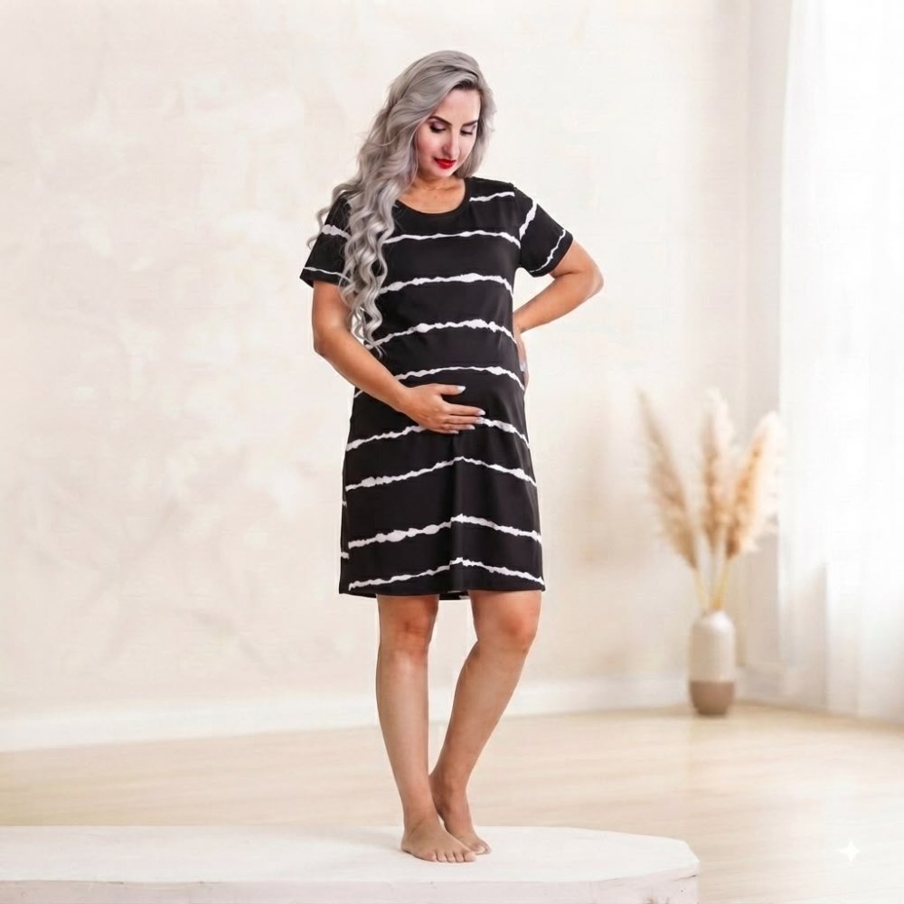 vestido de rallas