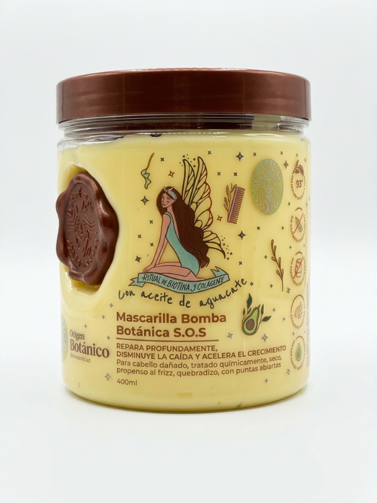 Mascarila Bomba Botánica S.O.S Origen Botánico