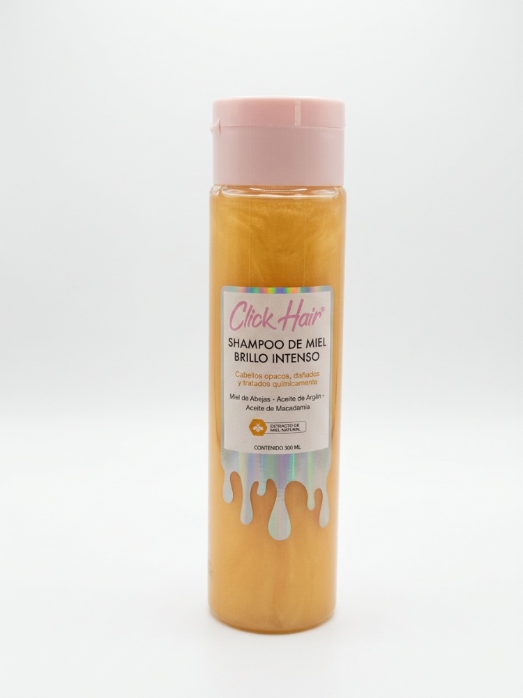 Shampoo de miel brillo intenso Click Hair