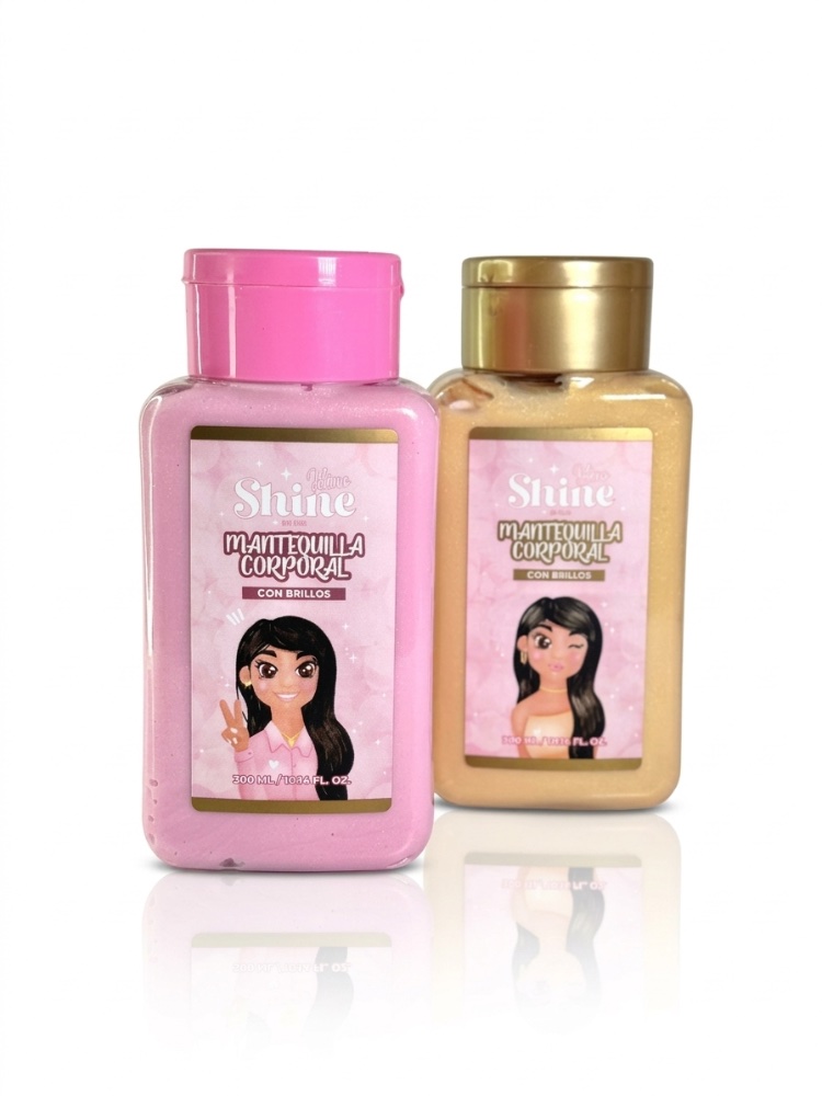 Mantequilla corporal con brillos Glow Shine