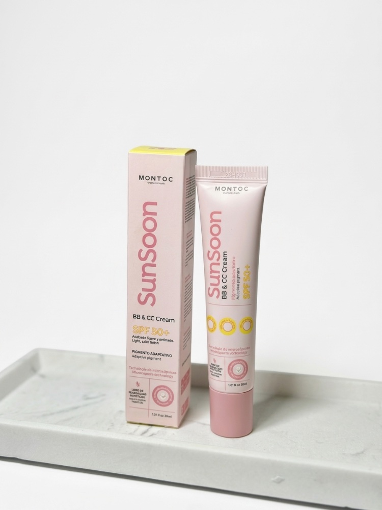 Protector solar Sunsoon BB & CC Cream SPF 50+ Montoc