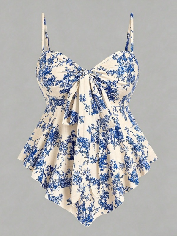 BLUSA CON LAZO