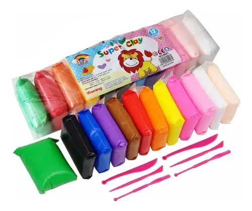 Foamy moldeable paquete 12 colores