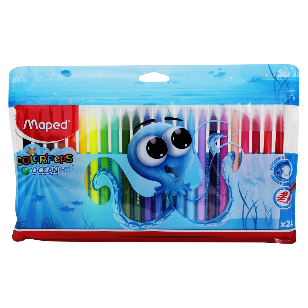 Marcadores Maped Ocean 24 colores