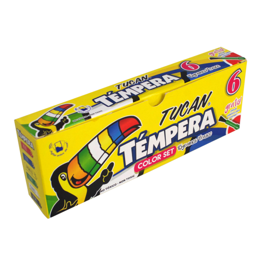 Témpera Tucan Clásica 6 Colores