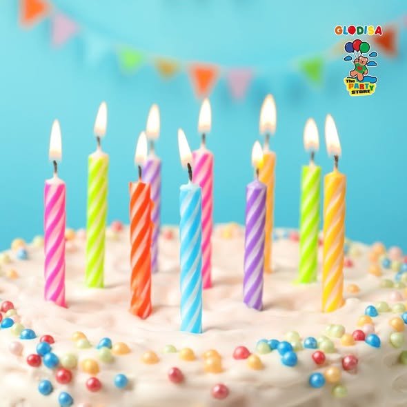 Velas para pastel blister