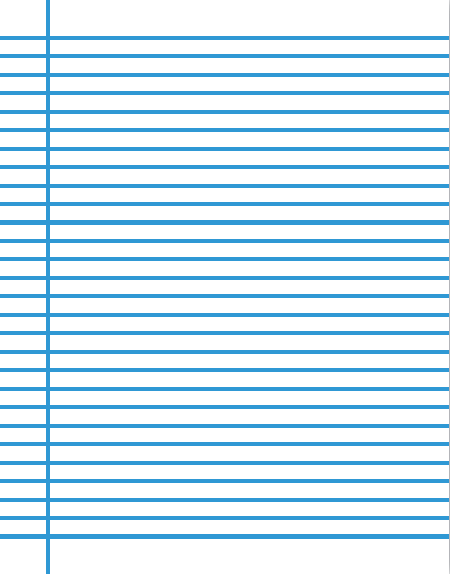 Hoja de linea carta