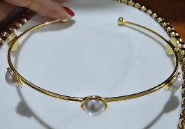 CHOCKER BRONCE PERLA