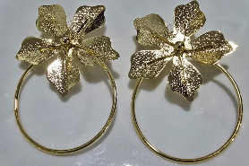 TOPOS BRONCE ARO FLOR