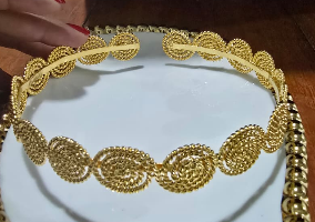 CHOCKER BRONCE ESPIRAL