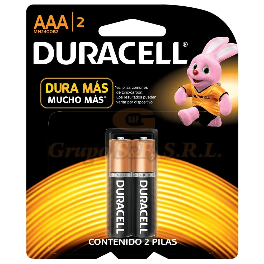 Baterias Duracell AAA