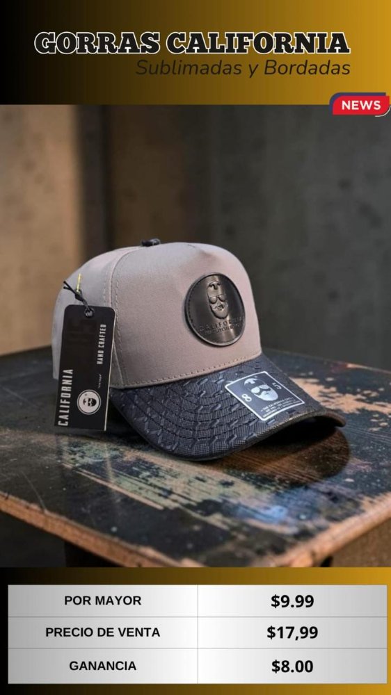 GORRA CALIFORNIA