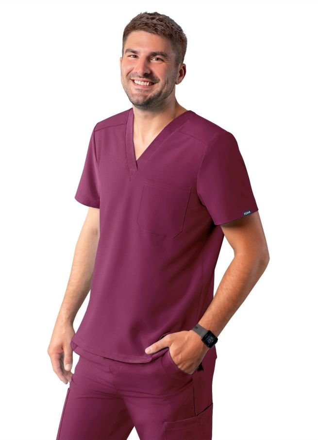 A9800 Scrub Wine Hombre XXS