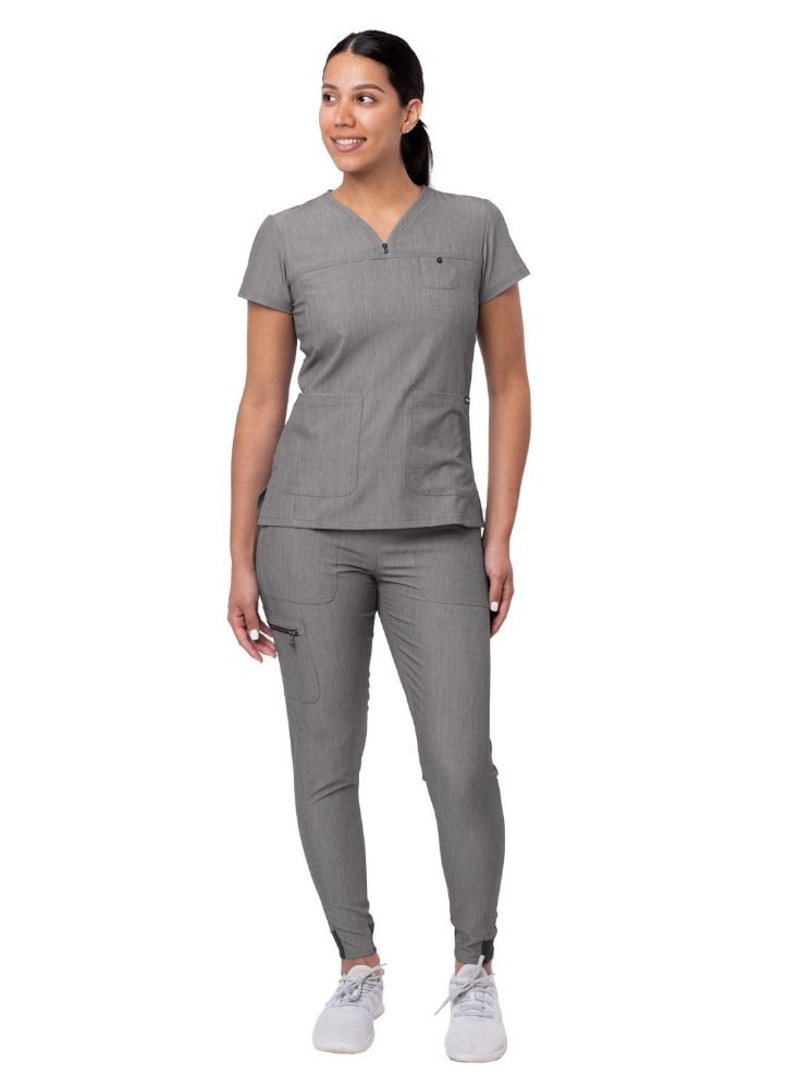 P9400 Scrub Heather Grey Mujer XXS
