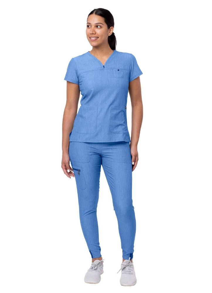 P9400 Scrub Pantalón Heather French Blue XS