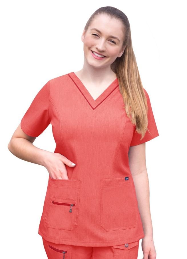 P9600 Scrub Heather Apple Mujer XS