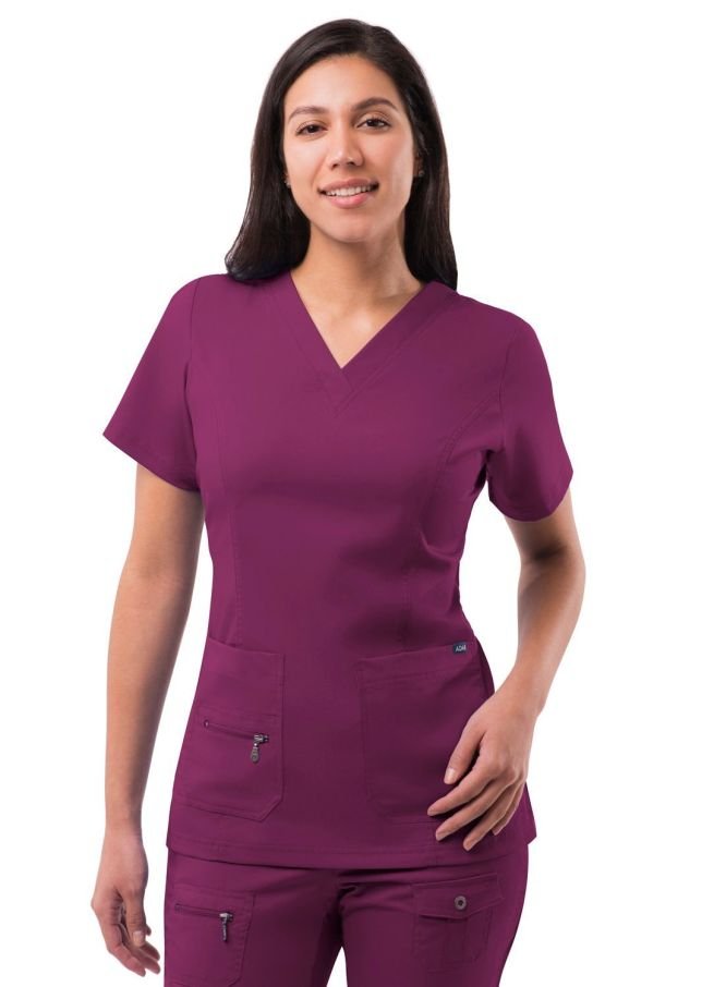 P9600 Scrub Wine Mujer M