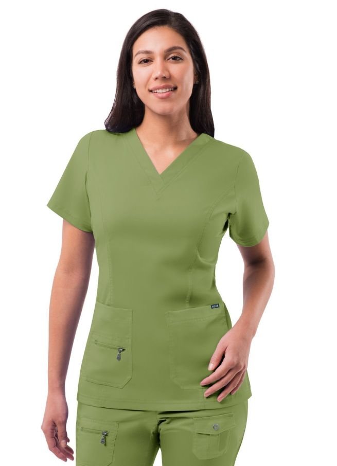 P9600 Scrub Spring Leaf Mujer M