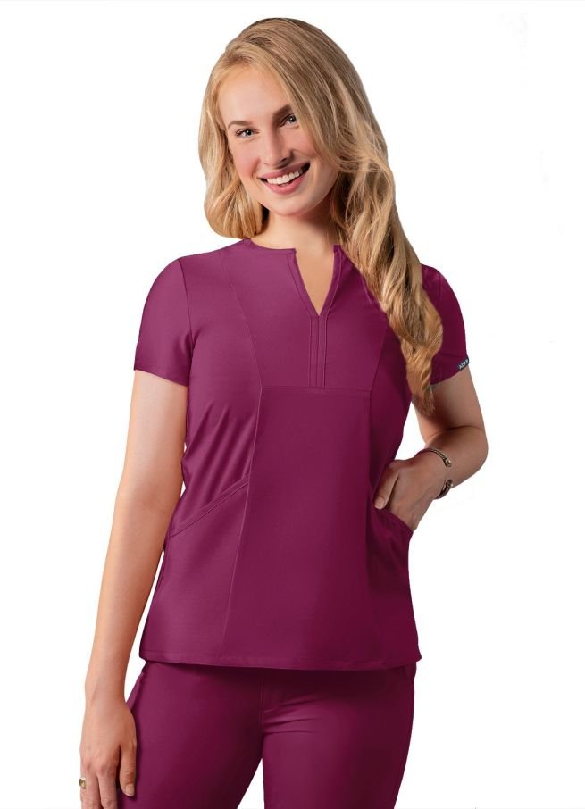 A9600 Scrub Wine Mujer M