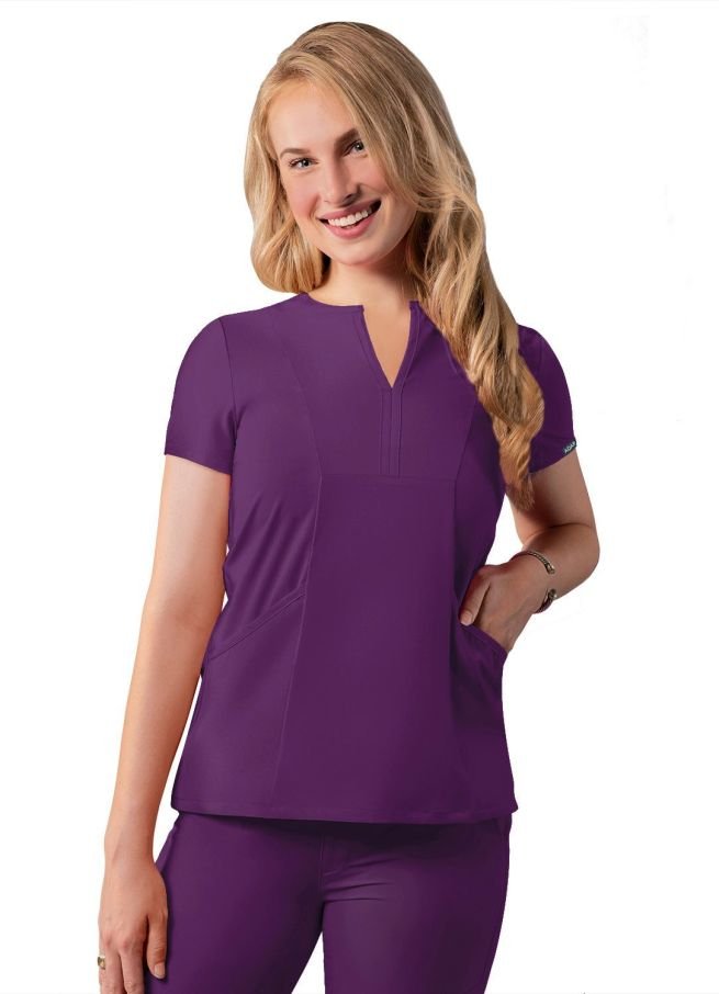 A9600 Scrub Eggplant Mujer S