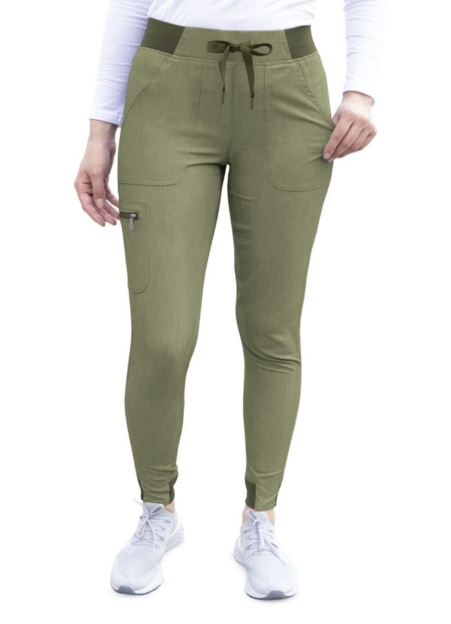 P9500 Scrub Pantalón Heather Olive Mujer XXS