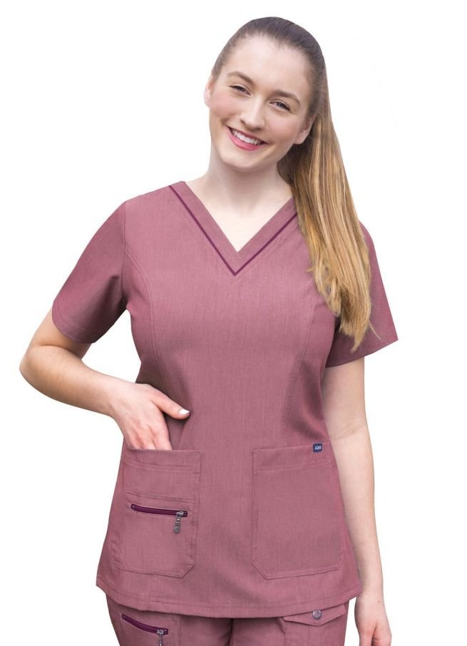 P4400 Scrub Heather Wine Mujer XS