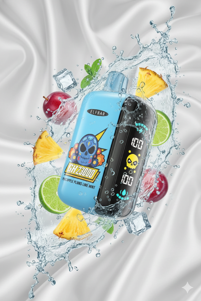 ELFBAR GH 23000 PINEAPPLE PLUMS LIME MINT
