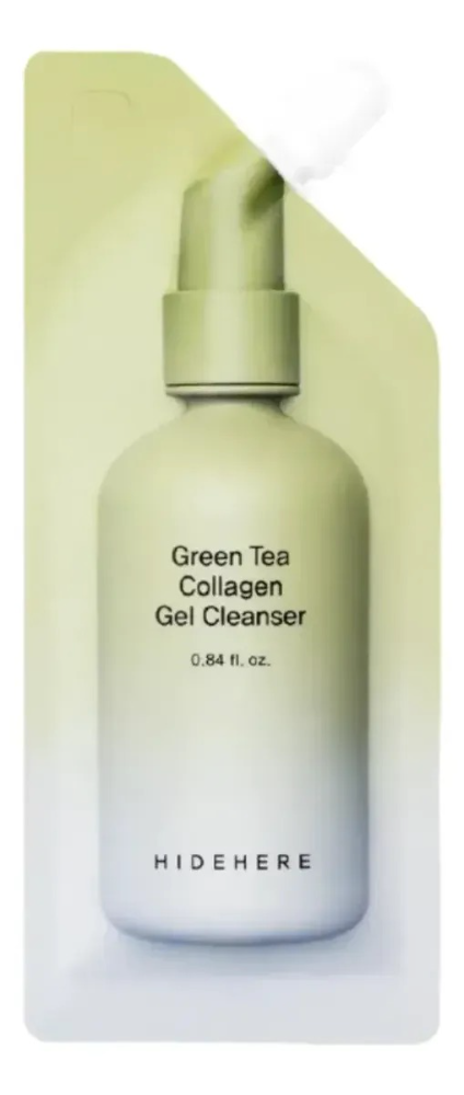 HIDEHERE GREEN TEA COLLAGEN GEL CLEANSER 25ML