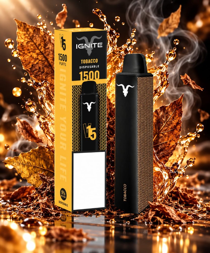 IGNITE V15 TOBACCO 50MG