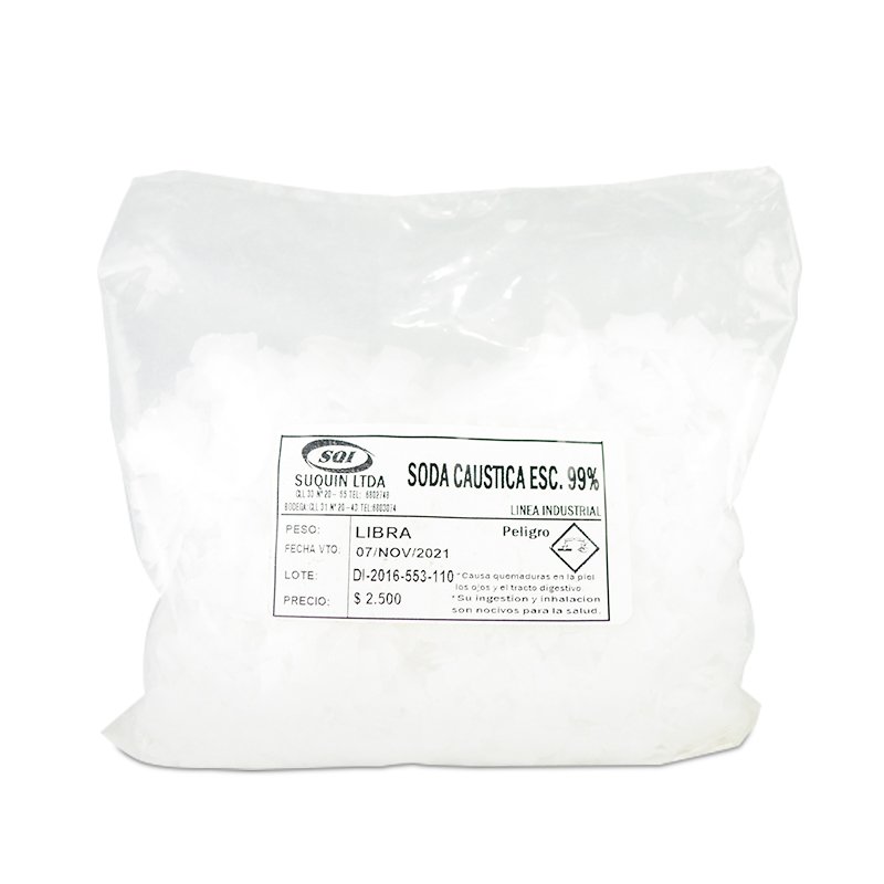 SODA CAUSTICA X 500GR