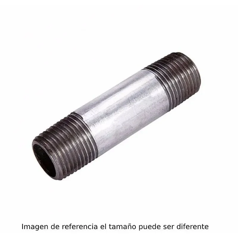 NIPLE GALVA 1/2 x 4