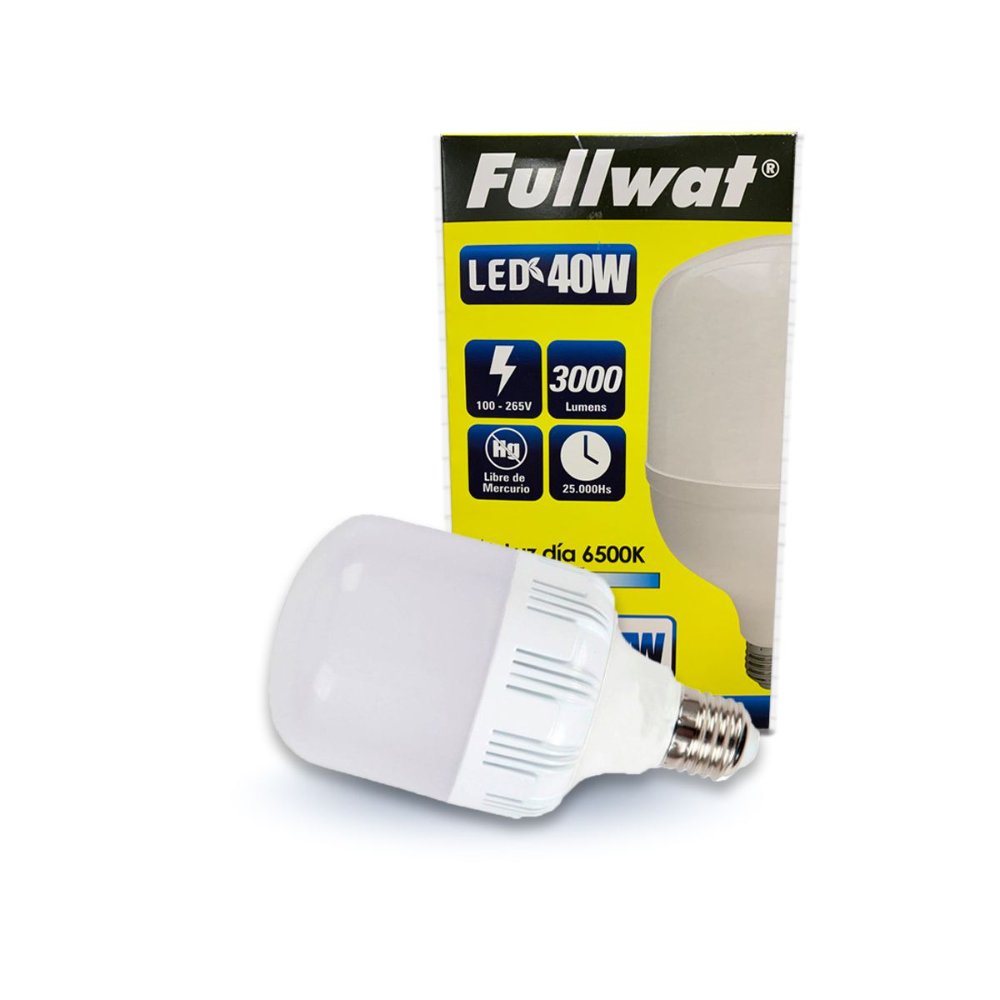 BOMBILLO LED 40W. LUZ BLANCA. FULLWAT