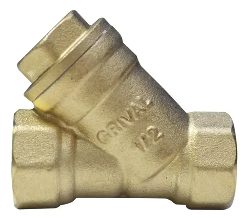 VALVULA CHEQUE-FILTRO 1/2 (Tipo Y). BRONCE.GRIVAL