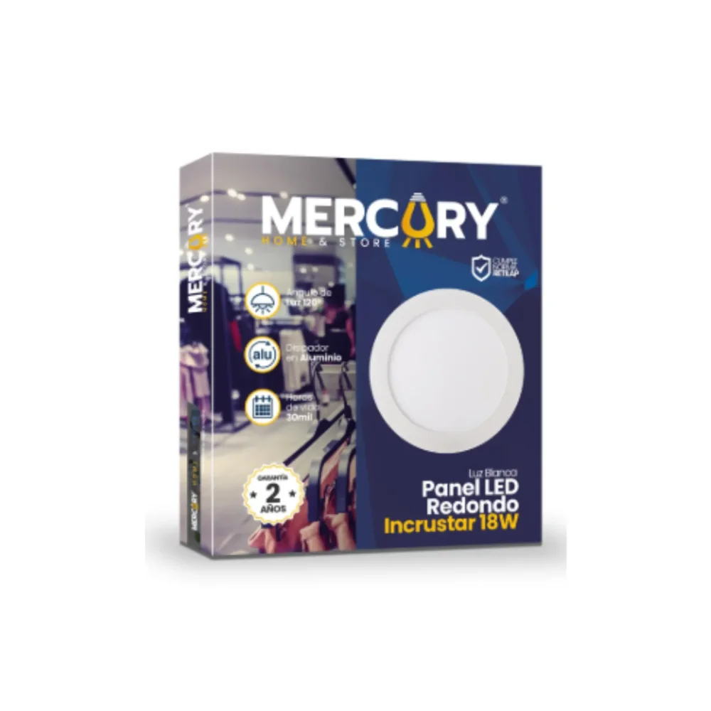PANEL LED 18W MERCURY
