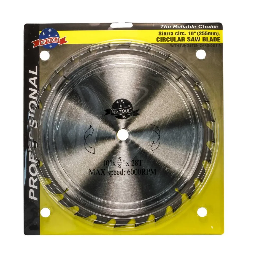 DISCO CORTE DE SIERRA CIRC  PARA MADERA 7-1/4 E 5/8" 24 Dientes  MP Tools