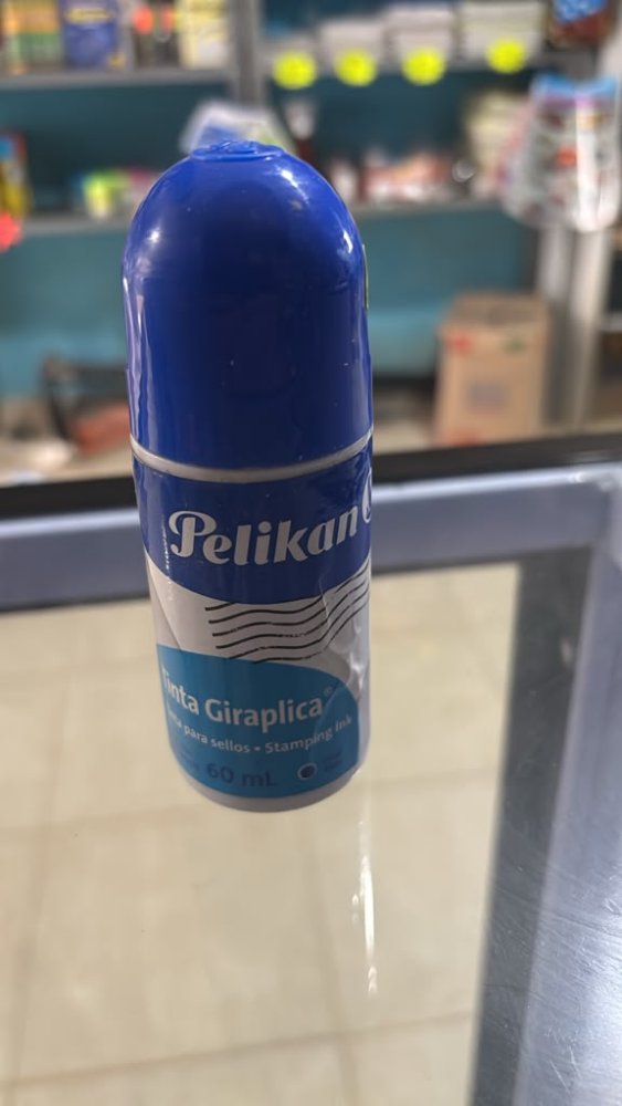 tinta pára sellos pelikan azul