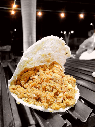 Arepa con Chicharrón