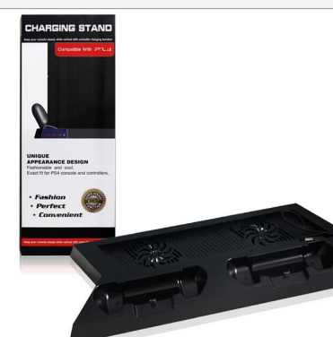BASE COOLER HUB USB Y CARGADOR JOYSTICK PS4