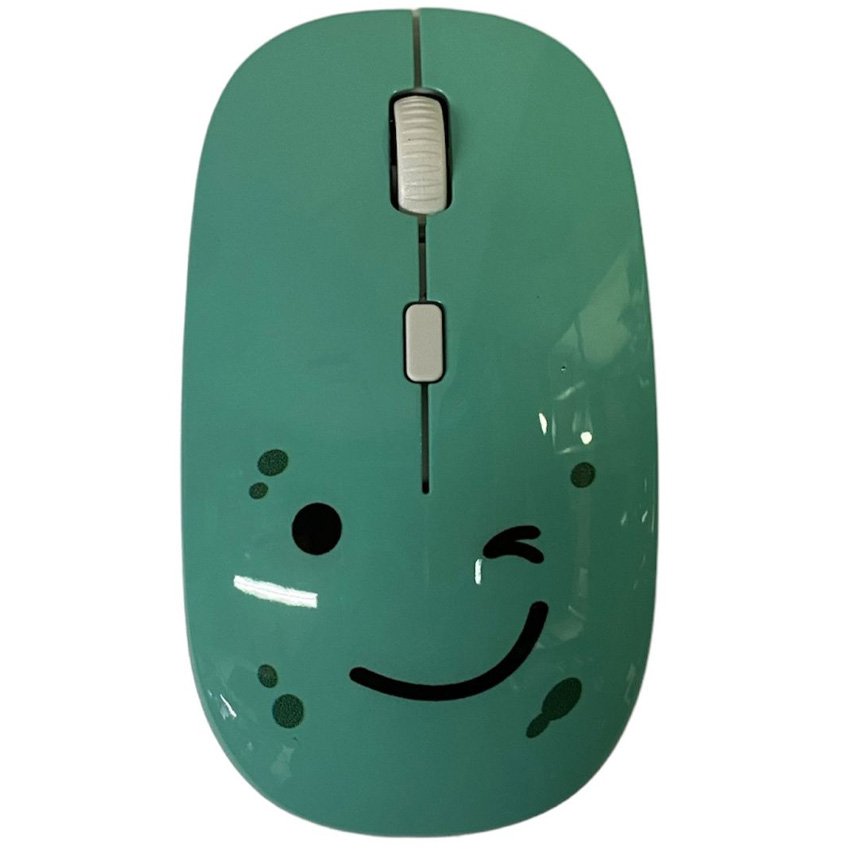 Mouse Seisa Dn-M610 Inalambrico Recargable Verde