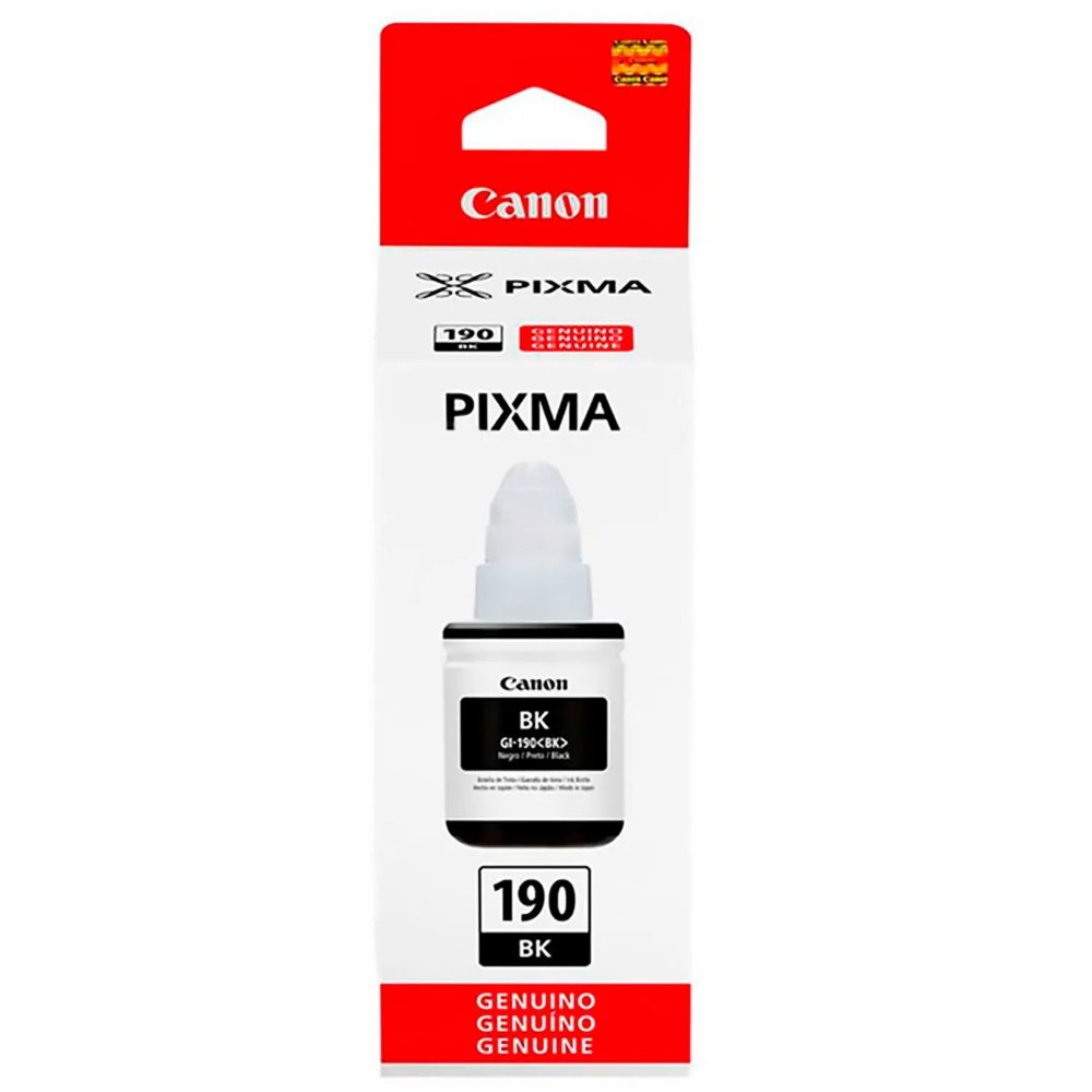 TINTA CANON PIXMA 190BK 135ML 190BK   AAA