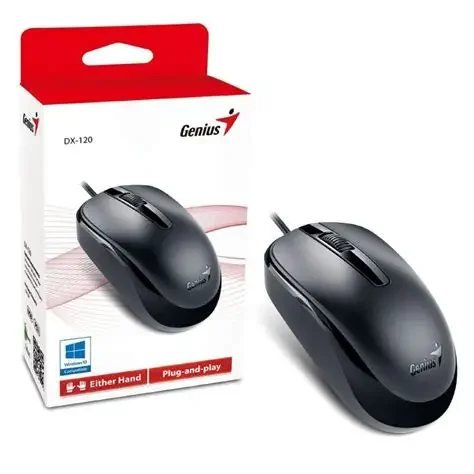 MOUSE GENIUS DX120 NEGRO