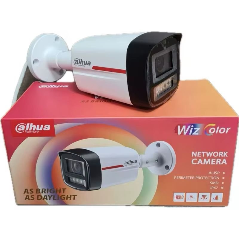 CAMARA DAHUA WIZ COLOR 4MPX DE RED COLOR DH-PC-HFW2249TL-S-PRO