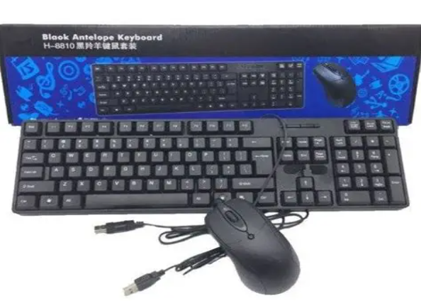 COMBO TECLADO Y MOUSE USB H-8810