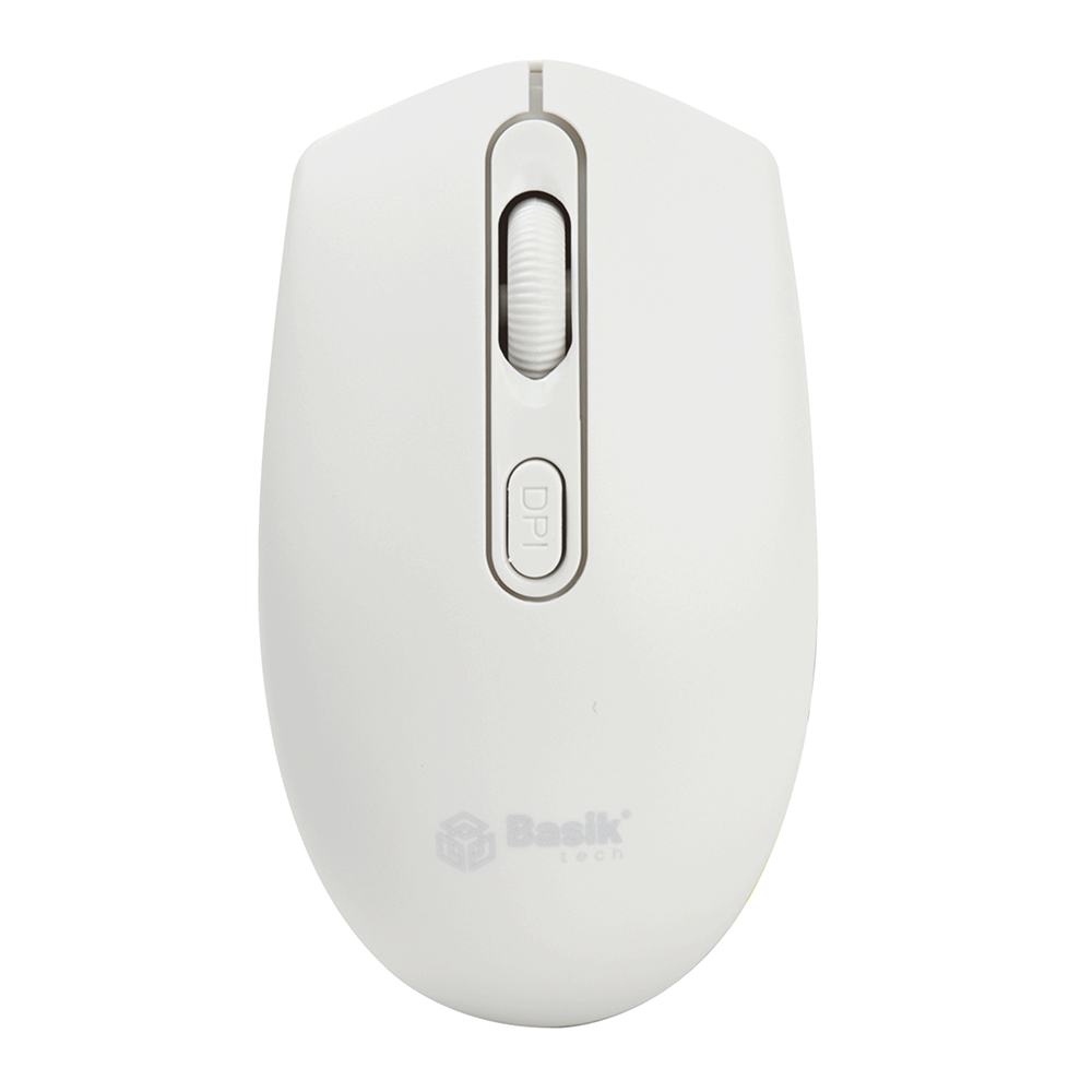 MOUSE INALAMBRICO BASIK TECH BLANCO