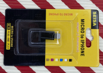 ADAPTADOR DE CELULAR MICRO USB A IPHONE
