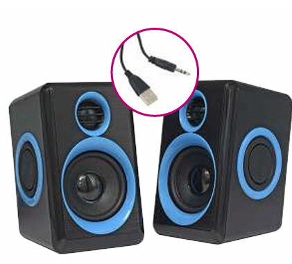 PARLANTE SPEAKERS USB PARA PC