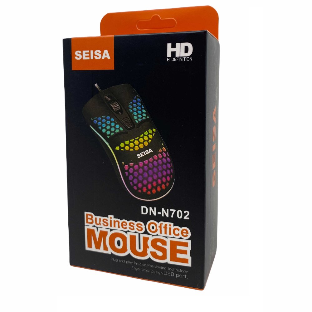 MOUSE BUSINESS OFFICE USB NEGRO DN-N702 SEISA
