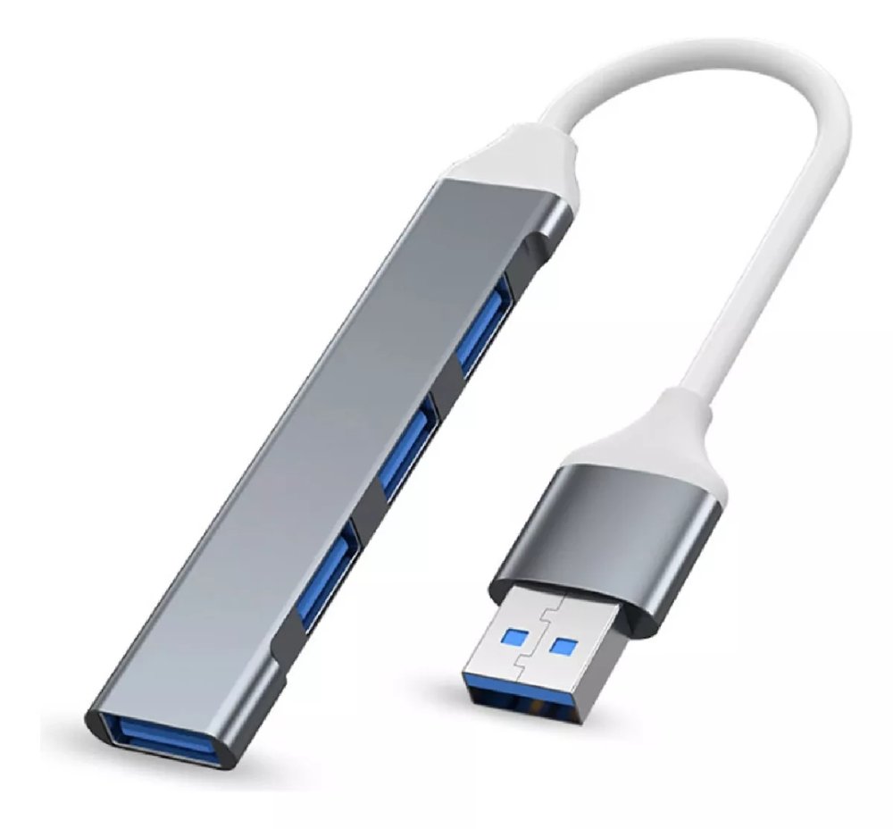HUB METALICO  USB 4PUERTOS